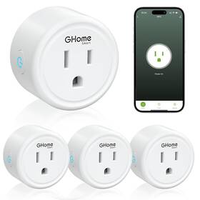 Ghome Smart 726084954946 Mini Wifi Plug Alexa Google Ifttt Compatible Ul Listed 4 Pack