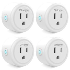 Ghome Smart 794775827572 Mini Plug Compatible With Alexa And Google Home Wifi Outle