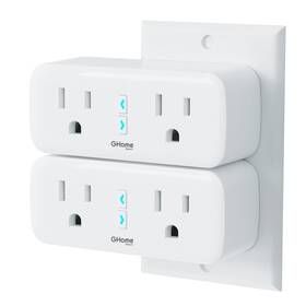 Wp2-a Ghome Smart Plug Outlet Extender 15a Wifi Plugs Compatible With Alexa And