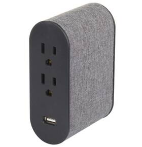 12459525 Globe Electric 78529 Combination Outlets Black