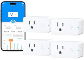 H5086 Govee 810088347351 Smart Plug With Energy Monitoring Wifi Outlet 4 Pack