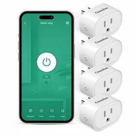 Hscb-bst-us4 Greensun 4 Pack Mini Smart Plug Wifi Outlet Works With Alexa And Google Home Us