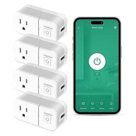 Greensun Hscb-zj-us Smart Plug Wifi Works With Amazon Alexa Google Home Easy Setup Voice Control Us
