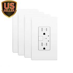Group 711181023237 Smart Wall Outlet Tamper Resistant Compatible With Alexa And Googl
