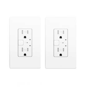Group 744110880922 Smart Wall Outlet Tamper Resistant Compatible With Alexa And Googl