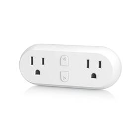 Hbn 726084525245 Smart Plug 15a Wifi&bluetooth Outlet Extender Dual Socket Plugs Works With