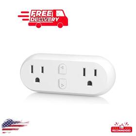 U153t-1p  Hbn Enchufe Doble Inteligente De 15a Wifi Bluetooth Control Remoto Con Temporizador