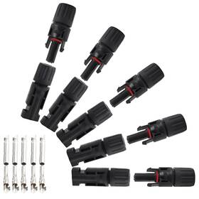 Mc4-1000v-30a-box Igoye 5 10pcs Ip67 Waterproof Solar Connector Panel Cable Pairs Pv Connectors