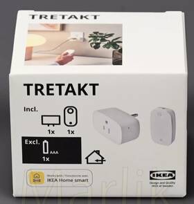 505.697.30 Ikea Zigbee Tretakt Plug With Remote Control Smart Works Home New