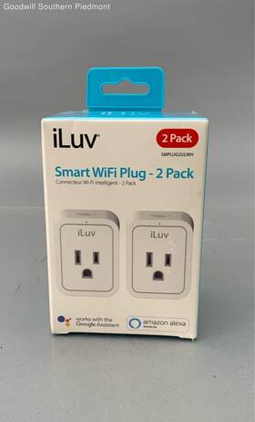 Iluv 639247746824 Smart Wifi Plug 2-pack - New