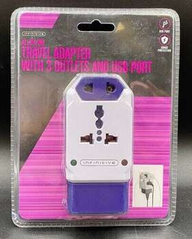 Infinitive 049022892712 All-in-one Travel Adapter -