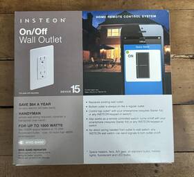 2663-292 Insteon New On/off Wall Outlet Device 15 Outletlinc Remote Control