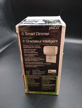 Jasco 043180281661 Z-wave Plus Plug-in Single Outlet Smart Dimmer White 28166