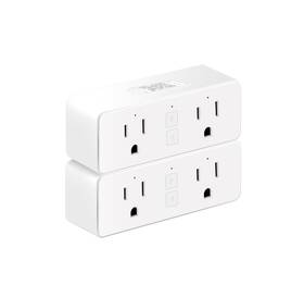 Ysp-202wh-y-2 Junlit Matter Dual Smart Plug Work With Apple Home Siri Alexa Google