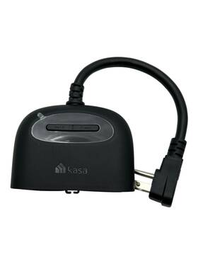 Kasa B0bmwlh7x1 Ep40a Outdoor Smart Plug 2-socket Black