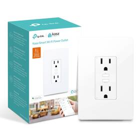 Kasa Smart 313055161122 Plug Kp200 In-wall Home Wi-fi Outlet Works With Alexa Google