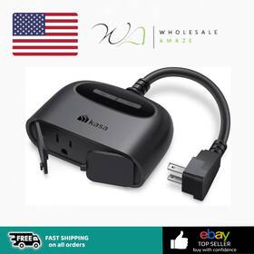 Sockets-ep40 Kasa Smart C414955603 Outdoor Plug Home Wi-fi Outlet With 2