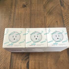 Konke X001xjfpet Mini Wi-fi Smart Plug Us Alexa Compatible Indoor White