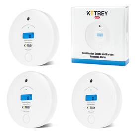 Vcs52 Kttrey Smoke Detector Carbon Monoxide Combo 10 Year Battery Kttr... Fast Ship