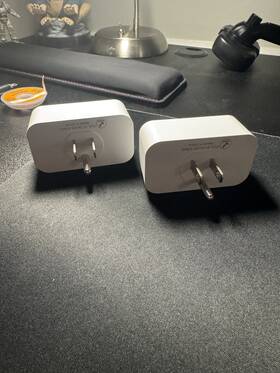 Linganzh 2ahkg-sw45 2x Type B Smart Plug White