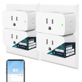 Lc09003256 Linkind Matter Smart Plug Work With Apple Home Siri Alexa Google