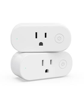 Loocam 973225215396 Smart Plug Work With Alexa Home Mini Socket Wireless 2.4ghz Wi-fi No Hub Re