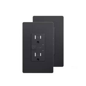 Lukyamzn 705353238574 15a Tamper-resistant Smart Wall Outlet With Alexa Google Assistant Timer And S