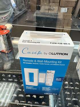 Pj2w-p2b-wh-r Lutron - Pico Paddle Remote Wall-mounting Kit White