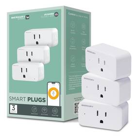 Merkury Innovations 313095664683 Smart Wi-fi Plug - Outlet Compatible With Alexa And Google White 3