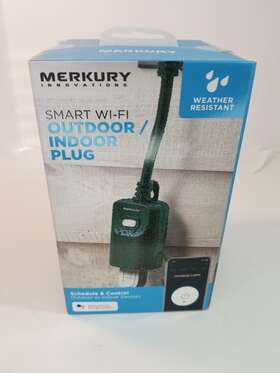 Bndy000059 Merkury Innovations Indoor/outdoor Wi-fi Smart Plug Requires 2.4 Ghz