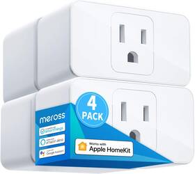 Meross 313030030092 Smart Plug Mini 15a And Reliable Wi-fi Support Apple Homekit Siri Alexa