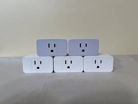 Ms110 Meross 522112015517 Smart Wi-fi Plug Mini Pack Of 5 Mixed Color Used