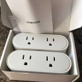 Mss120 Meross Mss120hkkit Us Wifi Plug Dual Smart Outlet 2 Pack Works With Alexa Google Apple