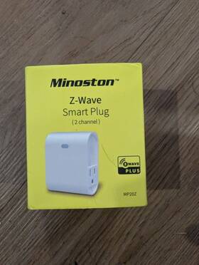 Mp20z Minoston Z-wave 16 Amp Smart Plug Outlet White Requires Hub