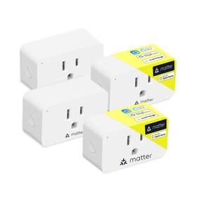 Mp25m-4 Minoston Matter Smart Plug Outlet Compatible With Alexa App... Fast Ship