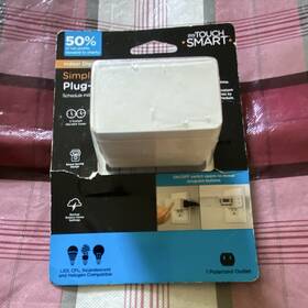 Mytouchsmart 58115 My Touch Smart Indoor Digital Timer Plug 1 Outlet White Mpn