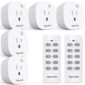 Bhc1801-5-2 Nobrand Wireless Remote Control Outlet Switch 100ft Range Fcc And Etl 5 2