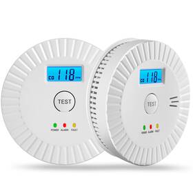 Ol0902u Oluncle 2 Packs Smoke And Carbon Monoxide Detector Powered By Battery Smoke... Fast Ship