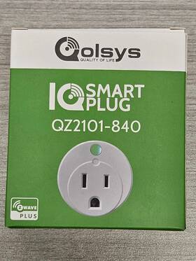 Qz2101-840 Olysys 857497008398 New Qolsys Z-wave Plus Iq Smart Plug