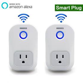 Oossxx 313108993922 2 Packs Smart Plug 10a 120v Mini Wifi Outlet Type 1 Sockets