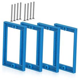 Ownmy Om-us-00626 4pcs 1/4 Inch Electrical Outlet Box Extenders 1 Gang Electric
