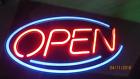 Ox876796897 Blue Red Open Sign Flash And Animated Settings Satic
