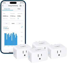 P115 Proxxi 4-pack Smart Plug Wi-fi Mini Energy Monitoring Compatible With Alexa And Google Home &