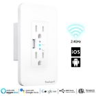 Ps-1607 Twharf Wifi Smart Plug Wall Outlet With Individual Control Sockets