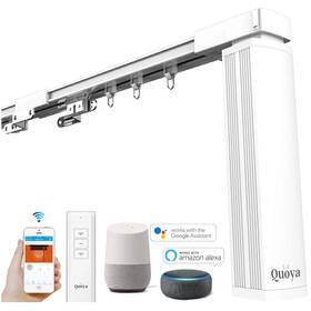 Ql500 Quoya 782290129943 Smart Curtains System Electric Curtain Track With Automated Rail Motor