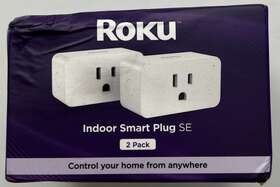 Roku 829610006413 Indoor Smart Plug Se Control Your Home From Anywhere With App - 2 Pack