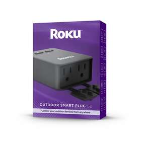 Pw1000r Roku Smart Home Outdoor Plug Se With Custom Scheduling- 15 Amps