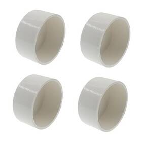 Safyy 01177 2.5 Inch Pvc Pipe End Cap Fitting Plug White