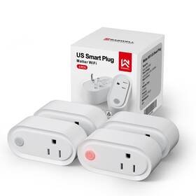 Nas-wr12wm Saswell Matter Smart Plug Work With Apple Homekit Alexa And Google Home Wifi Outlet