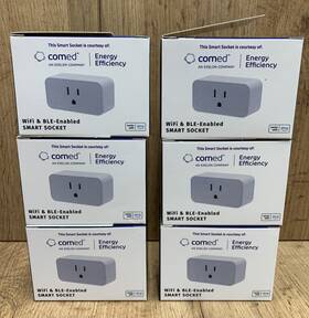 Simply Conserve Ss-15a1-wifi-ble-comed Wifi Smart Plug Alexa Compatible No Hub Lot Of 6 New